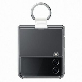 Case for Samsung EF-OF721CTEGWW With Flip 4 clear/transparent clear cover ring