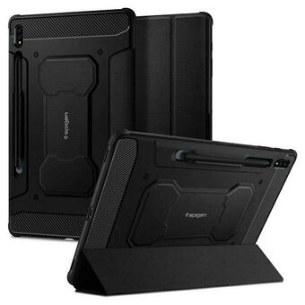 Spigen Rugged Armor PRO Sam Tab S7+/S8+ Plus 12,4" sort/sort ACS01607