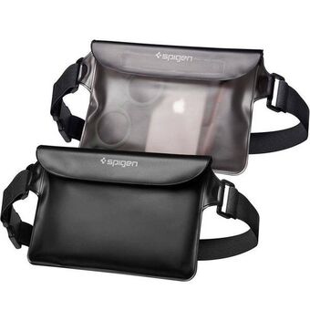 Spigen Universal waterproof waist bag black / black 2 pcs Universal waterproof waist bag AMP04531