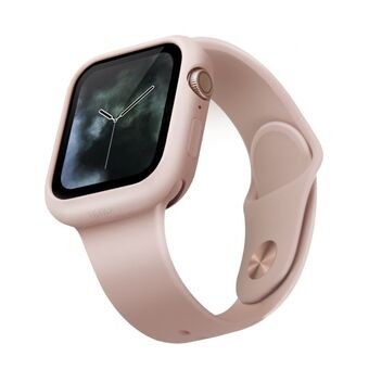 UNIQ Lino Apple Watch Series 4/5/6 / SE 44mm case. pink / blush pink