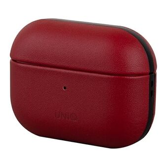 UNIQ case Terra AirPods Pro genuine leather red / red