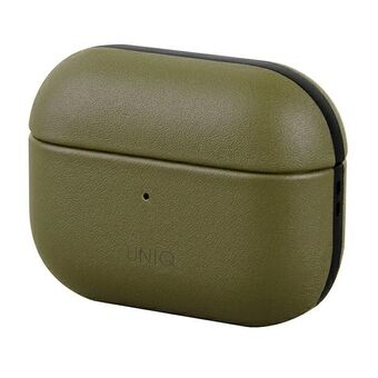 UNIQ Terra AirPods Pro genuine leather case olive / olive