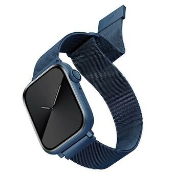 UNIQ Rem Dante Apple Watch Series 4/5/6/7 / SE 38/40 / 41mm. Stainless steel blue / cobalt blue