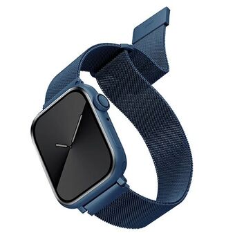 UNIQ Rem Dante Apple Watch Series 4/5/6/7 / SE 42/44 / 45mm. Stainless steel blue / cobalt blue