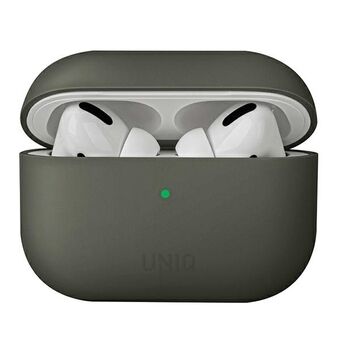 UNIQ case Lino AirPods Pro Silicone gray / gray moss