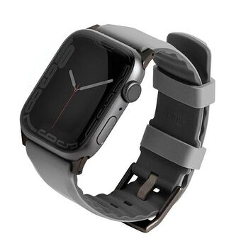 UNIQ strap Linus Apple Watch Series 4/5/6/7/8 / SE / SE2 38/40 / 41mm. Airosoft Silicone grey/chalk grey