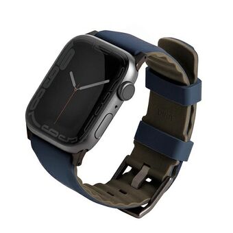 UNIQ strap Linus Apple Watch Series 4/5/6/7/8 / SE / SE2 / Ultra 42/44 / 45mm. Airosoft Silicone blue / nautical blue