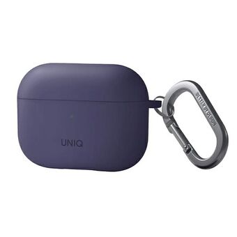 UNIQ case Nexo AirPods Pro 2 gen + Earhooks Silicone purple/fig purple