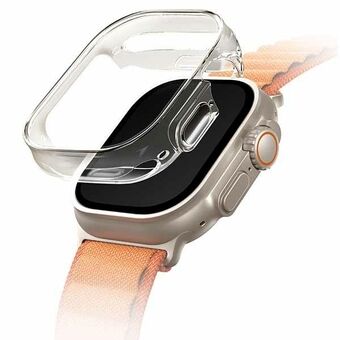 UNIQ Garde Apple Watch Ultra 49mm case. transparent/pigeon clear