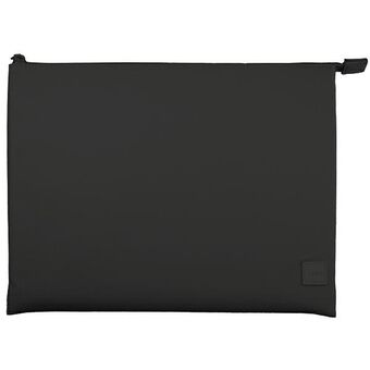 UNIQ Lyon laptop sleeve 14" black/midnight black Waterproof RPET