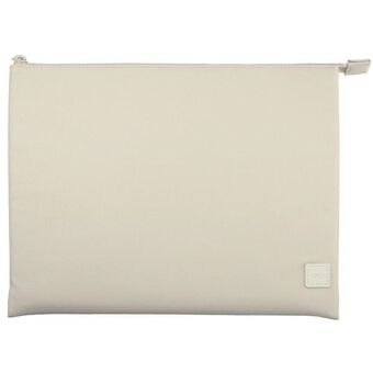 UNIQ Lyon laptop sleeve 14" beige/seasalt light beige Waterproof RPET