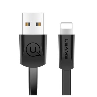 USAMS U2 Lightning flat cable 1.2m black / black SJ199IP01 iPhone 5/6/7/8 / X (US-SJ199)