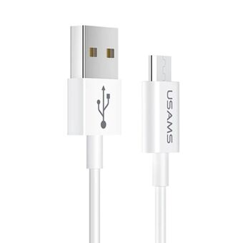 USAMS Cable U23 microUSB 2A Fast charging 1m white / white SJ284USB01 (US-SJ284)