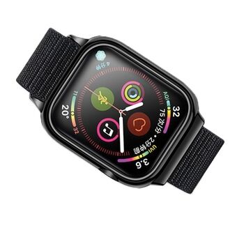 USAMS strap with Apple Watch 4/5/6/7 / SE 40/41 mm watch case. sort / sort ZB73IW1 (US-ZB073)