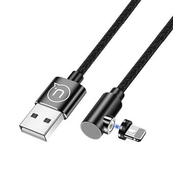 USAMS U54 Angled Magnetic Cable 1m Lightning Black / Black SJ444USB01 (US-SJ444)