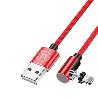 USAMS U54 Angled Magnetic Cable 1m Lightning Red / Red SJ444USB02 (US-SJ444)