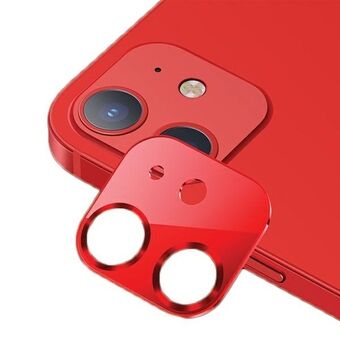 USAMS camera lens glass iPhone 12 mini metal red / red BH706JTT03 (US-BH706)