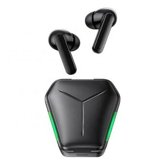 USAMS Bluetooth 5.0 TWS Earphones JY Series Gaming Earphones Wireless Black / Black BHUJY01