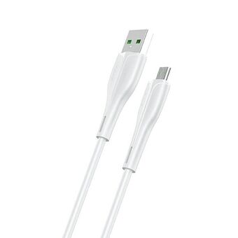 USAMS cable U38 microUSB 4A quick charge for OPPO 1m white / white SJ375USB02 (US-SJ375)