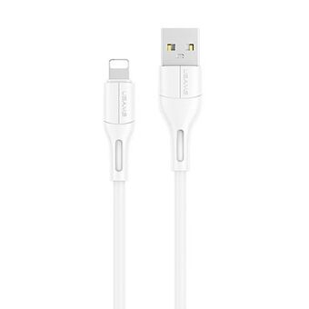 USAMS cable U68 lightning 2A fast charging 1m white / white SJ500USB02 (US-SJ500)