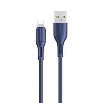 USAMS cable U68 lightning 2A fast charging 1m blue / blue SJ500USB03 (US-SJ500)