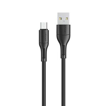 USAMS Cable U68 microUSB 2A Fast charging 1m black / black SJ502USB01 (US-SJ502)