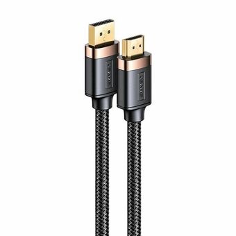 USAMS cable DP - HDMI U74 2.0m black / black 4K HD SJ530HD01 (US-SJ530)