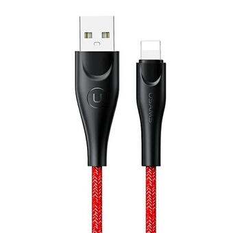 USAMS U41 zipped cable 2m 2A red / red SJ394USB02 (US-SJ394) Fast charging