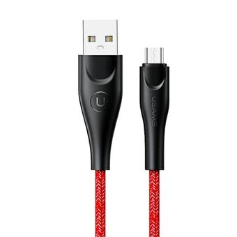 USAMS U41 microUSB cable 2m 2A red / red SJ396USB02 (US-SJ396) Fast charging