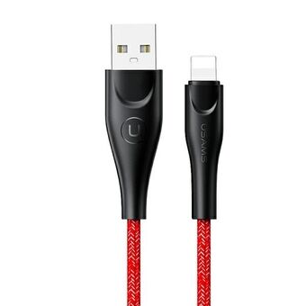 USAMS U41 zipped cable 3M 2A red / red SJ397USB02 (US-SJ397) Fast charging