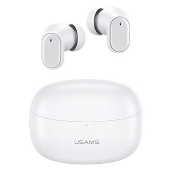 USAMS Bluetooth 5.1 TWS headphones BH series wireless white / white BHUBH02