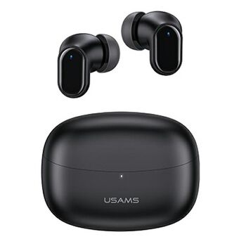 USAMS Bluetooth 5.1 TWS headphones BH series wireless black / black BHUBH01