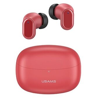 USAMS Bluetooth 5.1 TWS BH Series Headphones Wireless Red / Red BHUBH03