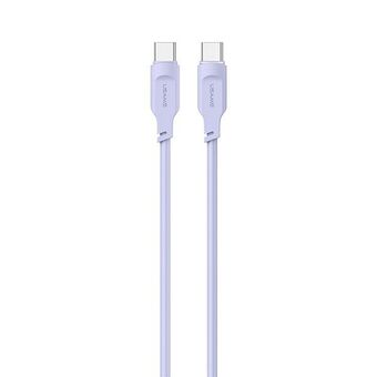 USAMS USB-C to USB-C PD Fast Charging Cable 1.2m 100W Lithe Series Purple/Purple SJ567USB03 (US-SJ567)