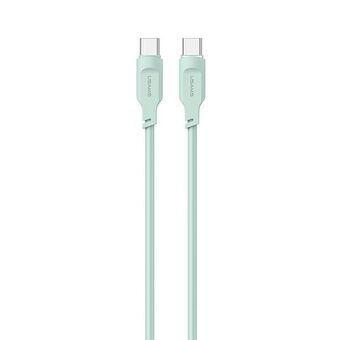 USAMS USB-C to USB-C PD Fast Charging Cable 1.2m 100W Lithe Series Green/Green SJ567USB04 (US-SJ567)