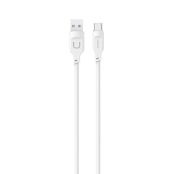 USAMS USB-C PD Fast charging cable 1.2m 6A Lithe Series white/white SJ568USB02 (US-SJ568)