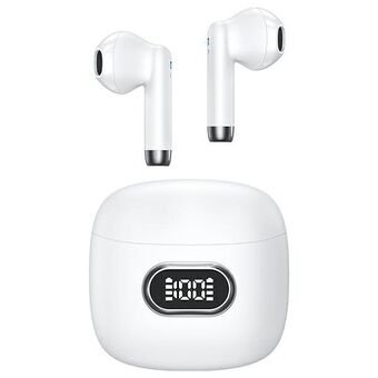 USAMS Bluetooth 5.3 TWS IA II Series Wireless Headphones White/White BHUIAII02 (USAMS-IAII15)