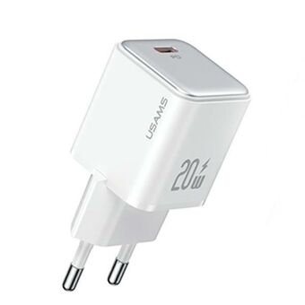 USAMS load. network. 1xUSB-C PD20W (head only) PD3.0 Fast charging white/white X-ron Series CC183TC02 (US-CC183)