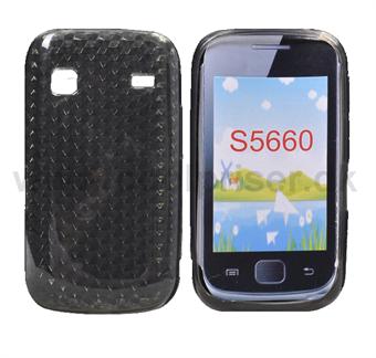 Silicone Cover for Samsung Galaxy Gio (Black)