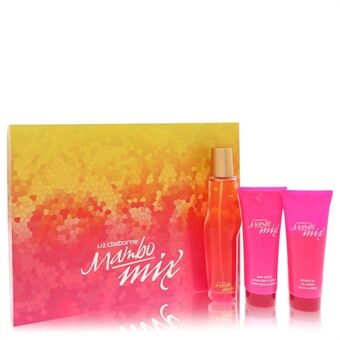 Mambo Mix by Liz Claiborne - Gift Set -- 3.4 oz Eau De Parfum Spray + 3.4 oz Body Lotion + 3.4 oz Shower Gel - for women