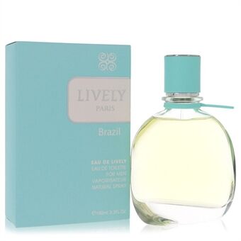 Eau De Lively Brazil by Parfums Lively - Eau De Toilette Spray 100 ml - for men