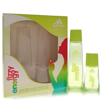 Adidas Fizzy Energy by Adidas - Gift Set -- 2.5 oz Eau De Toilette Spray + 1 oz Eau De Toilette Spray - for women