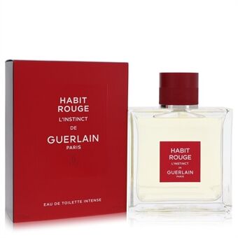 Habit Rouge L\'instinct by Guerlain - Eau De Toilette Intense Spray 100 ml - for men