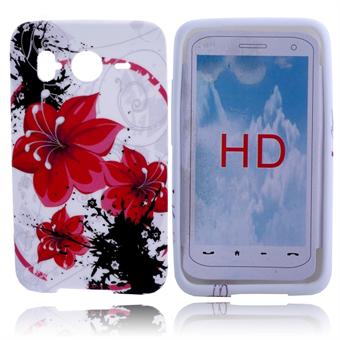 Patterns silicone for HTC HD (Flowers)