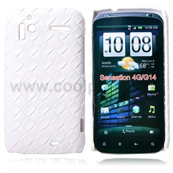 HTC Sensation Leather Look Cover (White)