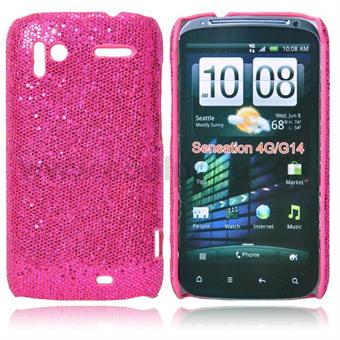 Shiny Hard Case for HTC Sensation G14 (Pink)