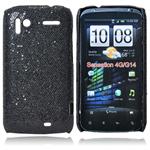 Shiny Hard Case for HTC Sensation G14 (Black)