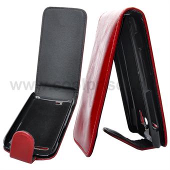 Cheap Leather Case for HTC Sensation G-14 (Red)