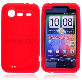 HTC Incredible S Silicone Case (Red)