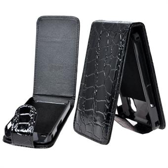 Samsung Galaxy Ace Case with Crocodile Look (Black)